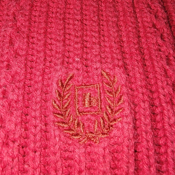 Chaps Men's Vibrant Red Crewneck Sweater - Picture 2 of 4